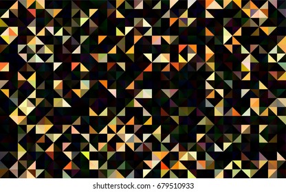 Light Multicolor, Rainbow vector abstract polygonal background. A sample with polygonal shapes. The elegant pattern can be used as part of a brand book.