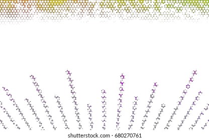 Light Multicolor, Rainbow vector abstract textured polygonal background. Brand-new blurry hexagonal design. Pattern can be used for background.