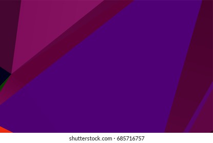 Light Multicolor, Rainbow vector abstract mosaic template. Creative geometric illustration in Origami style with gradient. Triangular pattern for your business design.