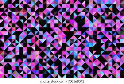 Light Multicolor, Rainbow vector abstract polygonal pattern. A vague abstract illustration with gradient. The polygonal design can be used for your web site.