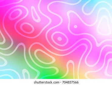 Light Multicolor, Rainbow vector abstract doodle texture. Modern geometrical abstract illustration with doodles. The pattern can be used for heads of websites and designs.