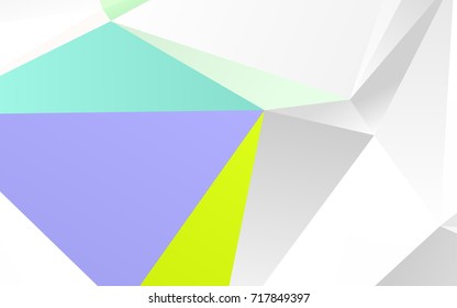 Light Multicolor, Rainbow vector abstract mosaic background. Colorful abstract illustration with gradient. Brand-new style for your business design.