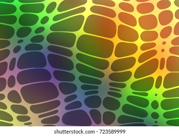 Light Multicolor, Rainbow vector abstract doodle pattern. An elegant bright illustration with lines in Natural style. The pattern can be used for heads of websites and designs.
