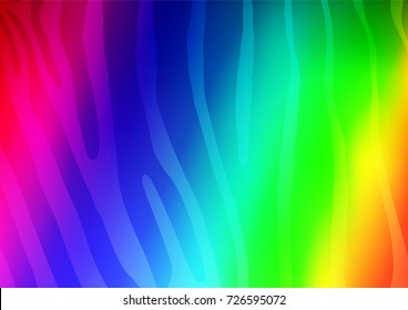 Light Multicolor, Rainbow vector abstract doodle template. Glitter abstract illustration with doodles and Zen tangles. The pattern can be used for heads of websites and designs.