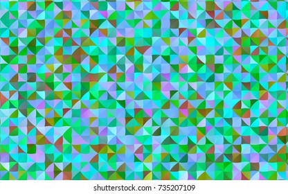 Light Multicolor, Rainbow vector abstract polygonal pattern. Modern geometrical abstract illustration with gradient. The polygonal design can be used for your web site.
