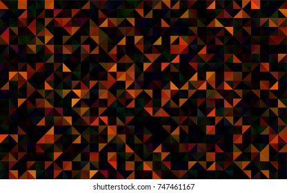 Light Multicolor, Rainbow vector abstract polygonal pattern. A sample with polygonal shapes. Brand-new style for your business design.