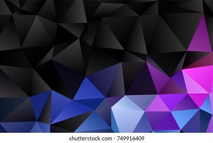 Light Multicolor, Rainbow vector abstract mosaic background. Colorful illustration in abstract style with gradient. The elegant pattern can be used as part of a brand book.