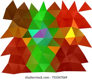 Light Multicolor, Rainbow vector abstract polygonal template. Shining illustration, which consist of triangles. The best triangular design for your business.