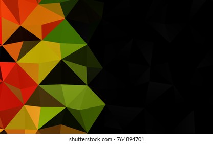 Light Multicolor, Rainbow vector abstract mosaic pattern. Colorful illustration in abstract style with gradient. The textured pattern can be used for background.