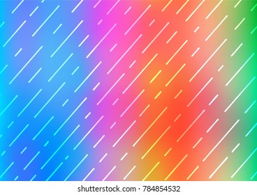 Light Multicolor, Rainbow vector abstract doodle background. Doodles on blurred abstract background with gradient. Hand painted design for web, wrapping, wallpaper.