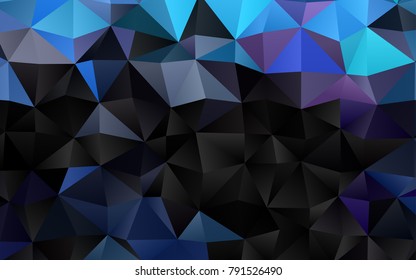 Light Multicolor, Rainbow vector abstract polygonal pattern. Modern geometrical abstract illustration with gradient. The best triangular design for your business.