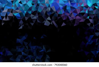 Light Multicolor, Rainbow vector abstract mosaic pattern. A completely new color illustration in a vague style. A completely new template for your business design.