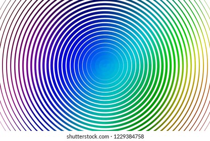 Light Multicolor, Rainbow vector backdrop with dots. Blurred decorative design in abstract style with bubbles. Pattern for ads, leaflets.