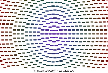 Light Multicolor, Rainbow vector backdrop with long lines. Lines on blurred abstract background with gradient. Pattern for websites, landing pages.