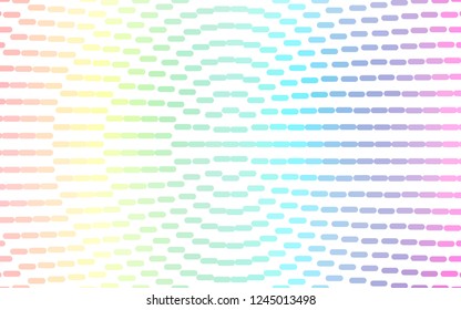Light Multicolor, Rainbow vector backdrop with long lines. Glitter abstract illustration with colored sticks. Pattern for websites, landing pages.