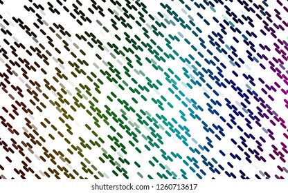 Light Multicolor, Rainbow vector backdrop with long lines. Lines on blurred abstract background with gradient. Backdrop for TV commercials.