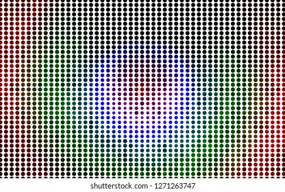 Light Multicolor, Rainbow vector backdrop with dots. Beautiful colored illustration with blurred circles in nature style. Pattern of water, rain drops.