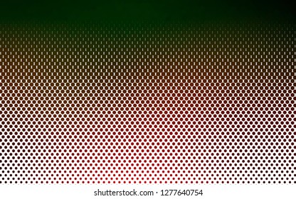 Light Multicolor, Rainbow vector backdrop with dots. Blurred decorative design in abstract style with bubbles. Pattern for ads, leaflets.