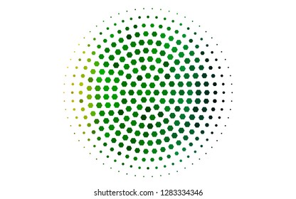 Light Multicolor, Rainbow vector backdrop with hexagons. Abstract illustration with colorful hexagons. Beautiful design for your business advert.