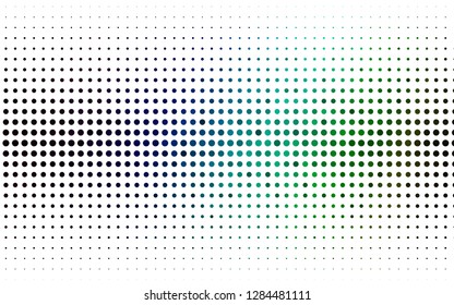 Light Multicolor, Rainbow vector backdrop with dots. Blurred decorative design in abstract style with bubbles. Pattern for beautiful websites.