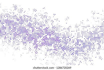 Light Multicolor, Rainbow vector backdrop with dots. Illustration with set of shining colorful abstract circles. Design for business adverts.