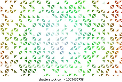 Light Multicolor, Rainbow vector backdrop with lines, triangles. Modern abstract illustration with colorful triangles. Smart design for your business advert.