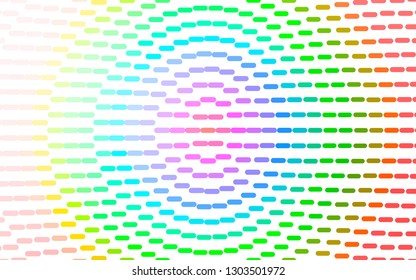 Light Multicolor, Rainbow vector backdrop with long lines. Modern geometrical abstract illustration with staves. Pattern for ads, posters, banners.