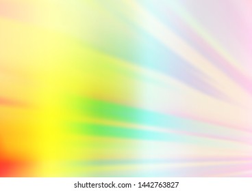 Light Multicolor, Rainbow vector backdrop with long lines. Modern geometrical abstract illustration with staves. Best design for your ad, poster, banner.