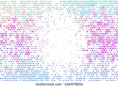Light Multicolor, Rainbow vector backdrop with rectangles, squares. Rectangles on abstract background with colorful gradient. Smart design for your business advert.