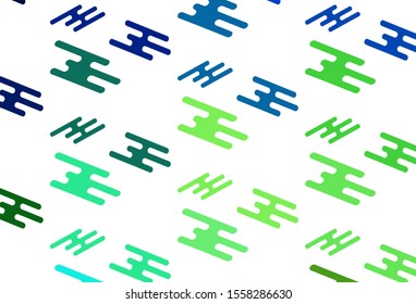 Light Multicolor, Rainbow vector backdrop with long lines. Decorative shining illustration with lines on abstract template. Smart design for your business advert.
