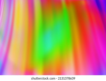 Light Multicolor, Rainbow vector backdrop with bent lines. Colorful abstract illustration with gradient lines. New composition for your brand book.