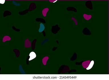 Light Multicolor, Rainbow vector backdrop with abstract shapes. Illustration with colorful gradient shapes in abstract style. Best smart design for your business.