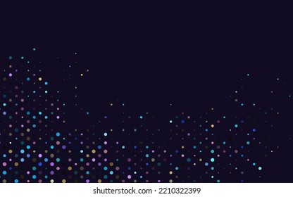 Light Multicolor  Rainbow vector backdrop and dots  Modern abstract illustration and colorful water drops  Pattern water  rain drops 