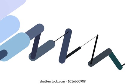 Light Multicolor, Rainbow vector background with straight lines. Blurred decorative design in simple style with lines. The template can be used as a background.