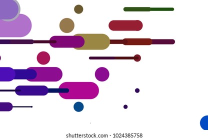 Light Multicolor, Rainbow vector background with straight lines. Blurred decorative design in simple style with lines. Best design for your ad, poster, banner.