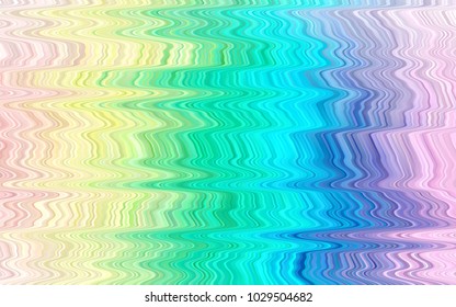 Light Multicolor, Rainbow vector background with bubble shapes. Creative geometric illustration in marble style with gradient. The template for cell phone backgrounds.
