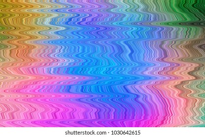 Light Multicolor, Rainbow vector background with bubble shapes. A completely new color illustration in marble style. The best blurred design for your business.