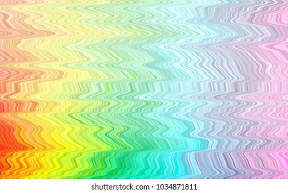 Light Multicolor, Rainbow vector background with lamp shapes. A sample with blurred bubble shapes. The template for cell phone backgrounds.