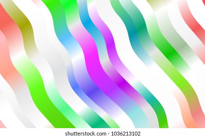 Light Multicolor, Rainbow vector background with liquid shapes. Creative geometric illustration in marble style with gradient. The elegant pattern for brand book.