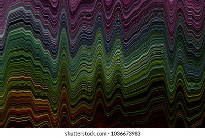 Light Multicolor, Rainbow vector background with lava shapes. Geometric illustration in marble style with gradient.  Pattern for your business design.