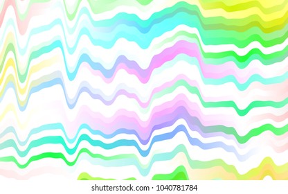 Light Multicolor, Rainbow vector background with lava shapes. Creative geometric illustration in marble style with gradient. Brand-new design for your ads, poster, banner.