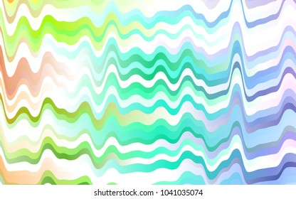 Light Multicolor, Rainbow vector background with lava shapes. Creative illustration in halftone marble style with gradient. The template for cell phone backgrounds.