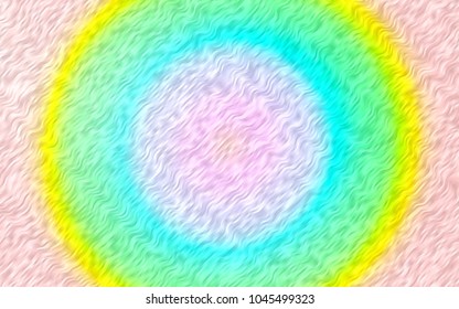 Light Multicolor, Rainbow vector background with bent ribbons. Colorful abstract illustration with gradient lines. A completely new template for your business design.