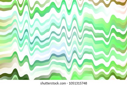 Light Multicolor, Rainbow vector background with bent lines. A completely new color illustration in marble style. Pattern for your business design.