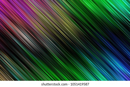Light Multicolor, Rainbow vector background with straight lines. Modern geometrical abstract illustration with staves. The template can be used as a background.