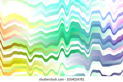 Light Multicolor, Rainbow vector background with bubble shapes. A sample with blurred bubble shapes. The elegant pattern for brand book.
