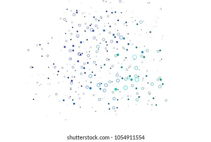 Light Multicolor, Rainbow vector  background with bubbles. Beautiful colored illustration with blurred circles in nature style. The pattern can be used for ads, leaflets of liquid.