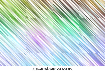 Light Multicolor, Rainbow vector background with straight lines. Glitter abstract illustration with colored sticks. The pattern can be used for websites.