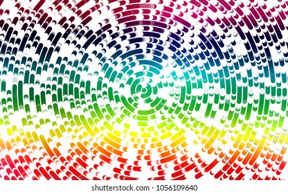 Light Multicolor, Rainbow vector background with bubble shapes. Colorful illustration in abstract marble style with gradient. Brand-new design for your ads, poster, banner.