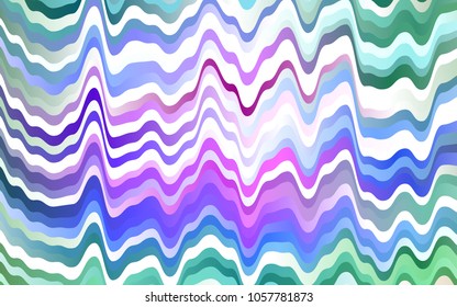 Light Multicolor, Rainbow vector background with curved circles. Shining crooked illustration in marble style. Marble style for your business design.